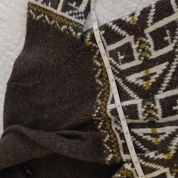 🔥🔥🔥PRESS oversized rollneck open knit wool blend cardigan S/P - Picture 8 of 16